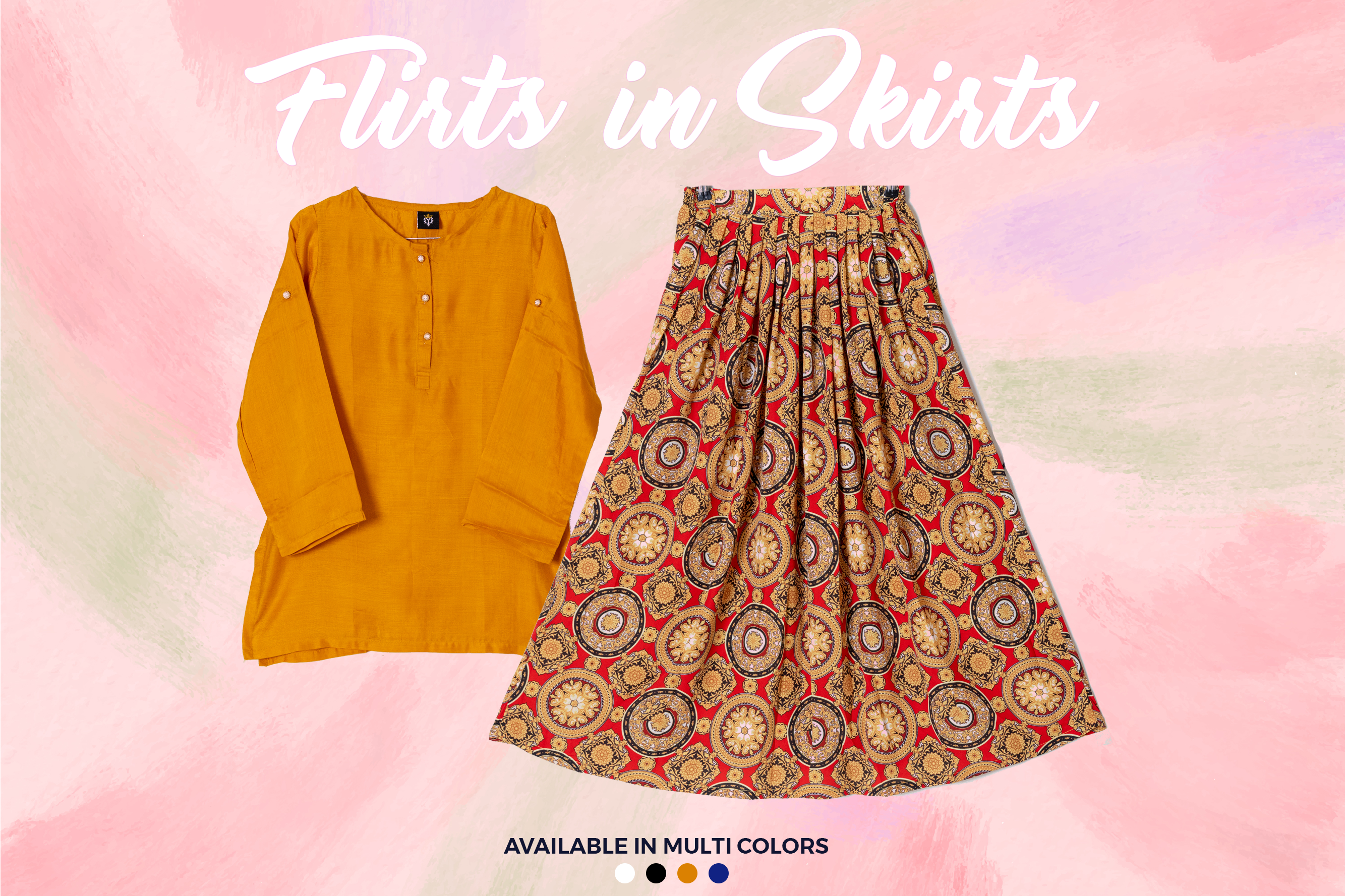 Qasim Yaqoob SK-47 Silk Skirt Pakistan