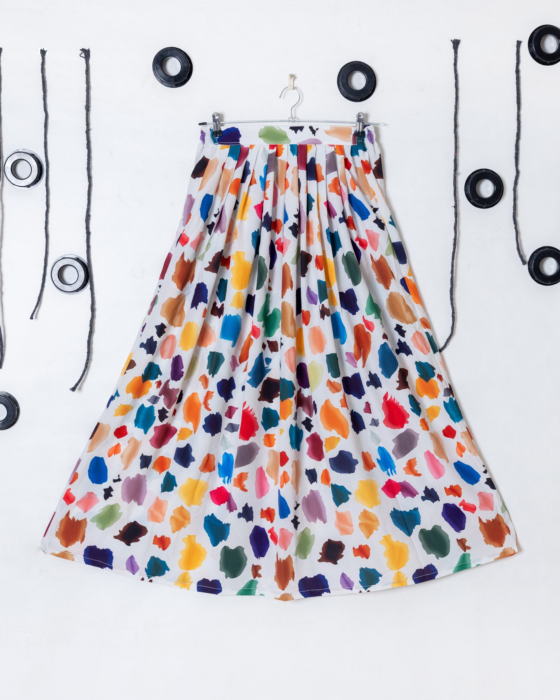 Qasim Yaqoob SK-67 Designer Silk Skirt Pakistan