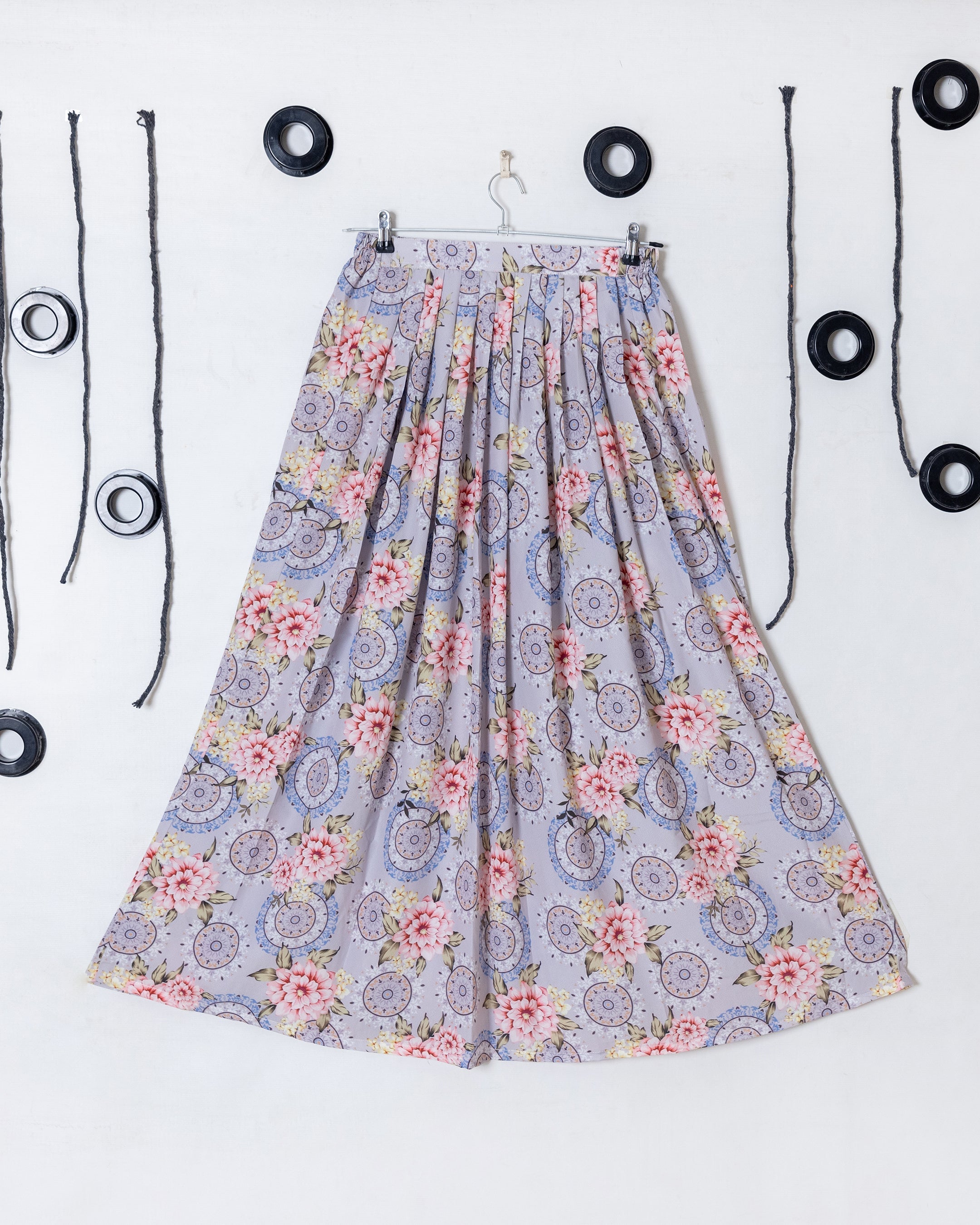 Qasim Yaqoob SK-75 Designer Silk Skirt Pakistan