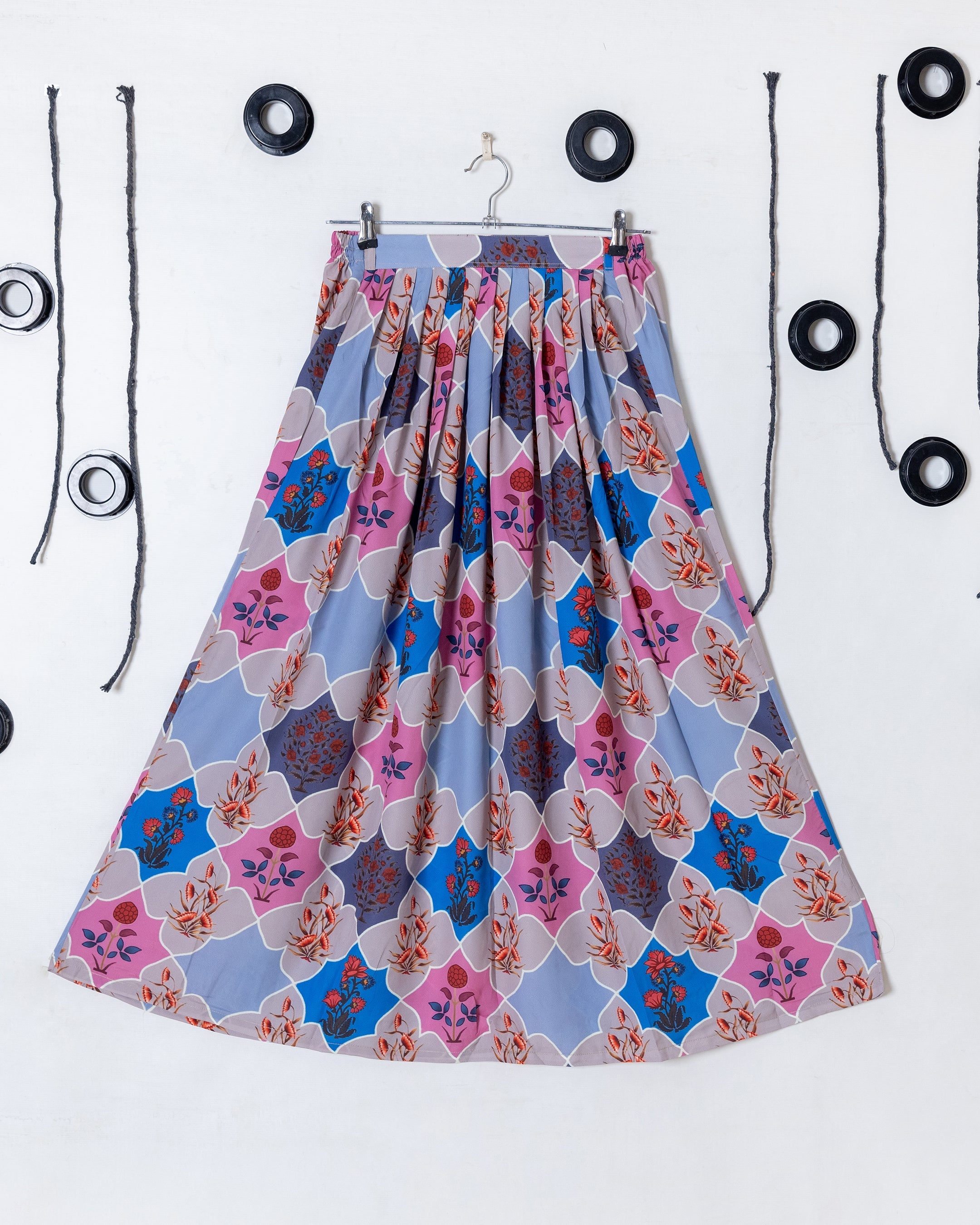 Qasim Yaqoob SK-78 Designer Silk Skirt Pakistan