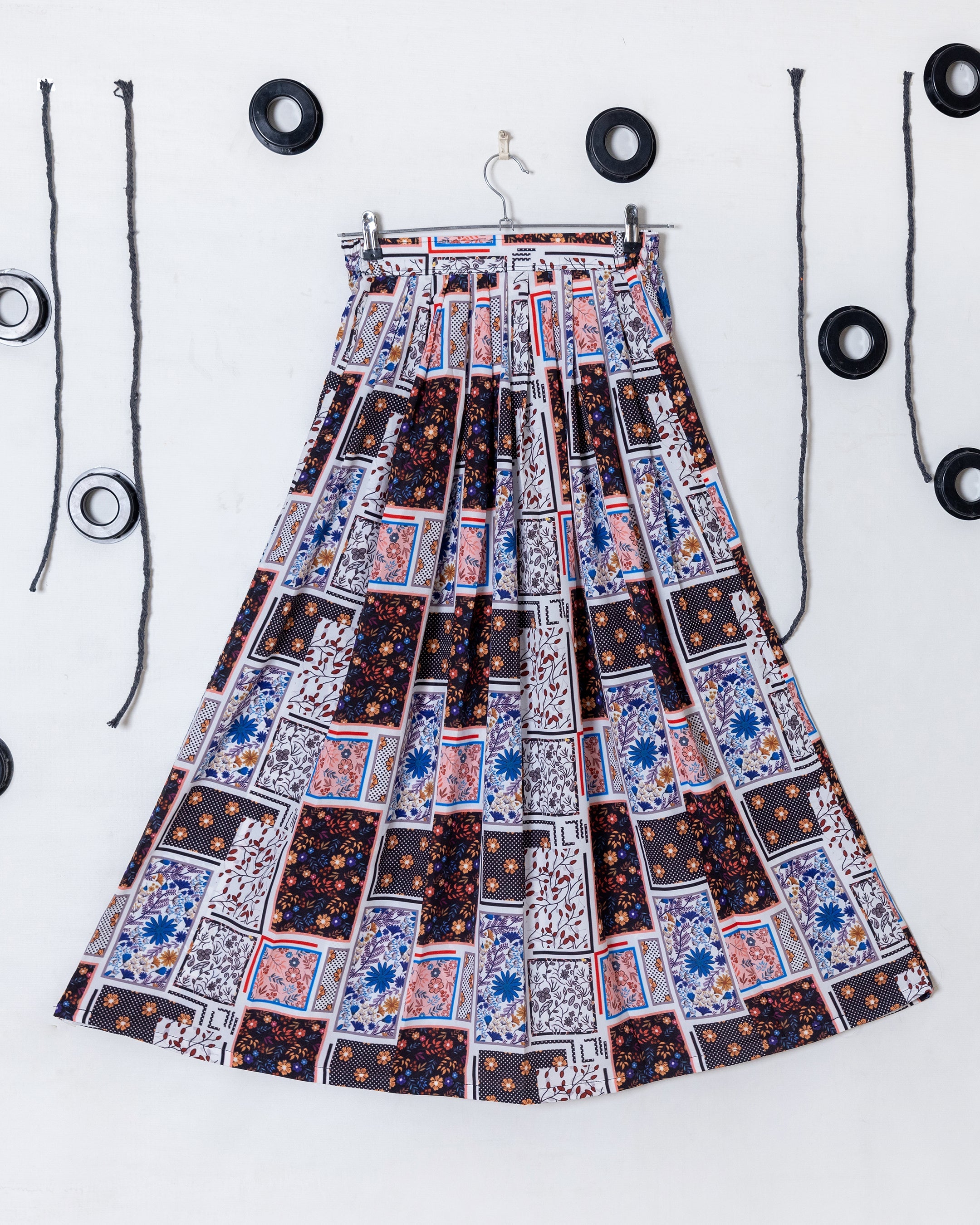 Qasim Yaqoob SK-80 Designer Silk Skirt Pakistan