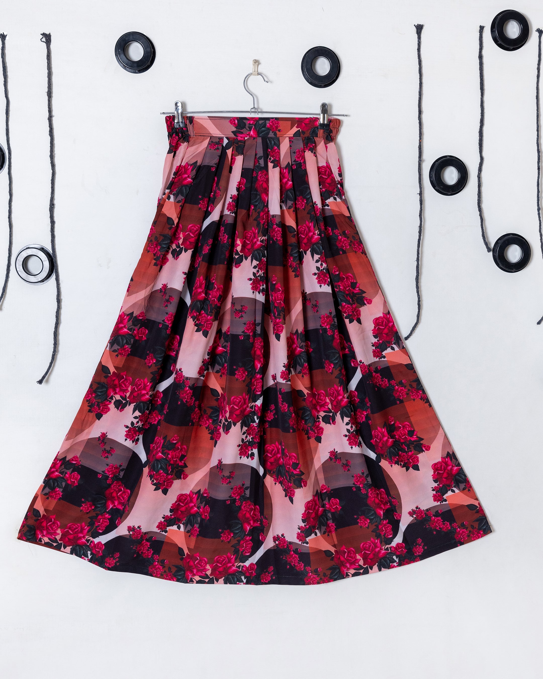 Qasim Yaqoob SK-82 Designer Silk Skirt Pakistan