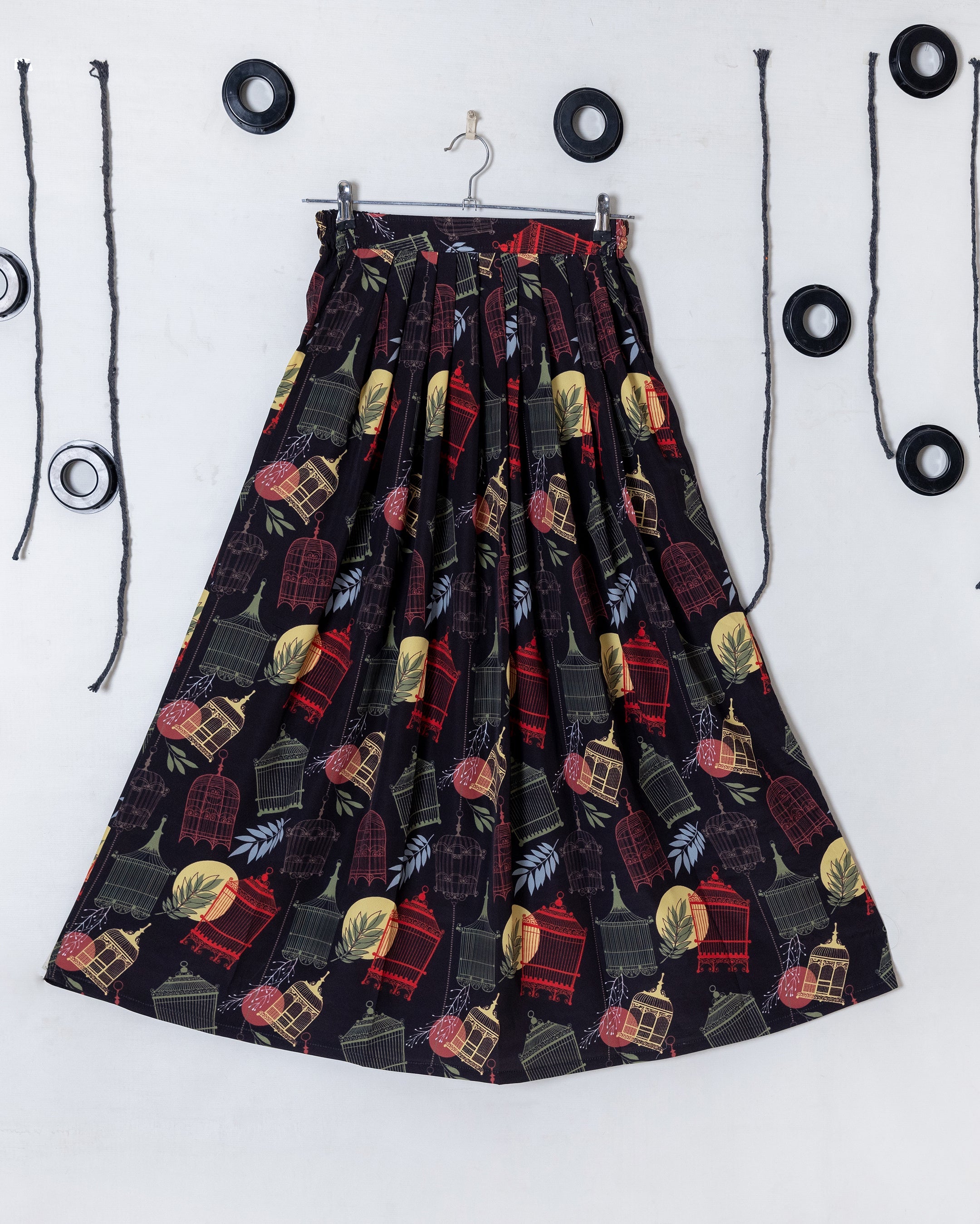 Qasim Yaqoob SK-84 Designer Silk Skirt Pakistan
