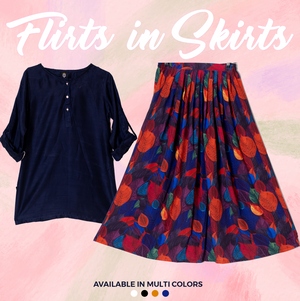 SK-51 Shirt and Skirt Set Qasim Yaqoob Pakistan