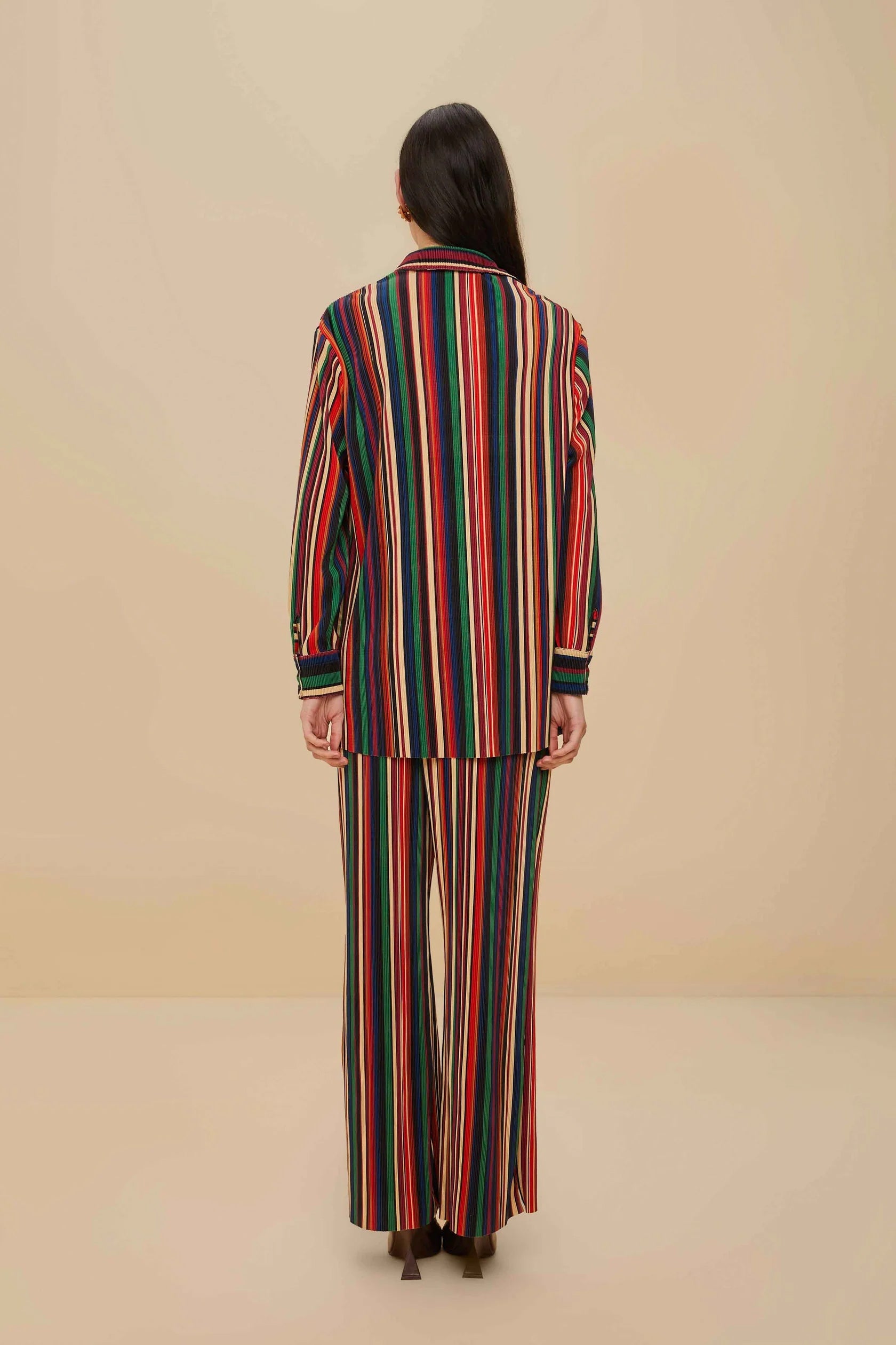 Vibrant Spectrum Silk Co-Ord Set