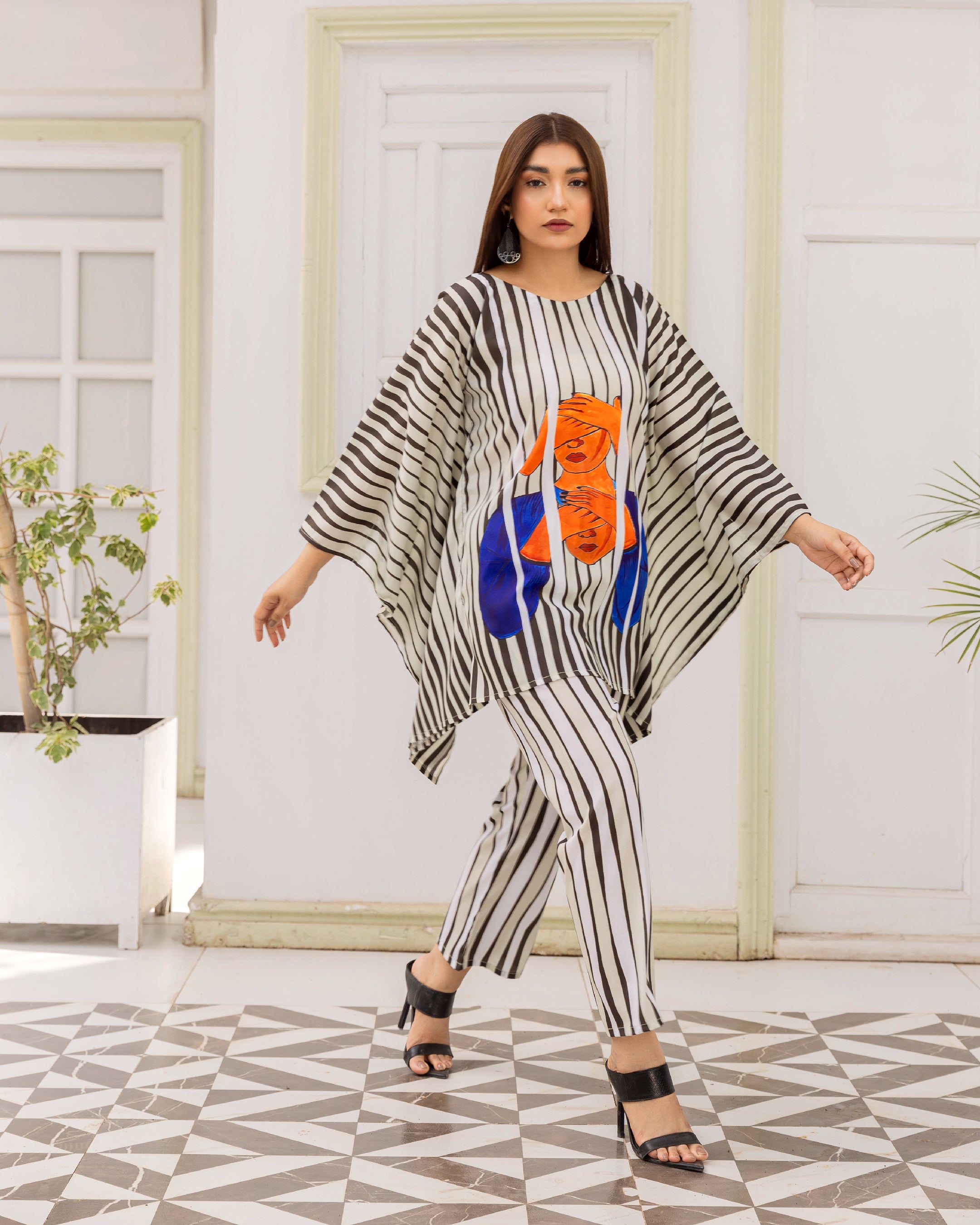ILLUSION SHORT KAFTAN (HQY-417)