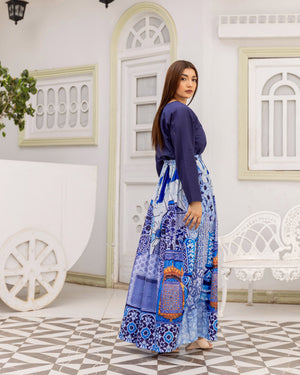 Qasim Yaqoob DILSAZ HQY-409 Grip Silk Skirt Pakistan