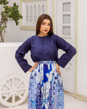DILSAZ HQY-409 Two-Piece Skirt Qasim Yaqoob