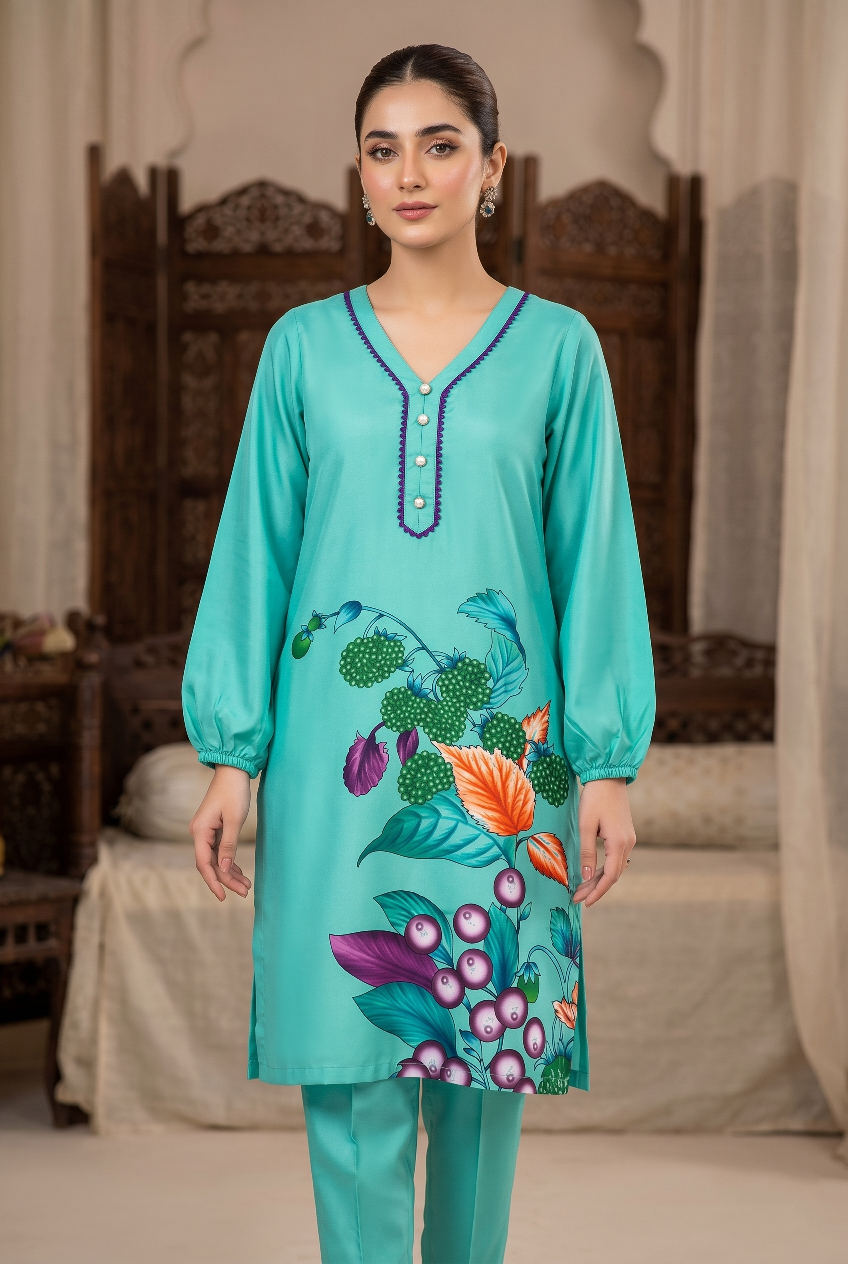 Tropical Bloom Top