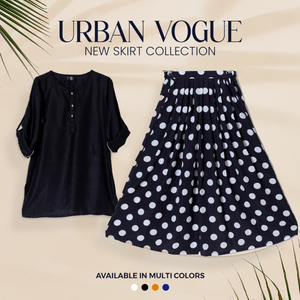 SK-77 Shirt and Skirt Set Qasim Yaqoob Pakistan