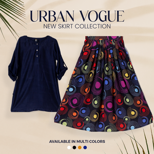 SK-79 Shirt and Skirt Set Qasim Yaqoob Pakistan