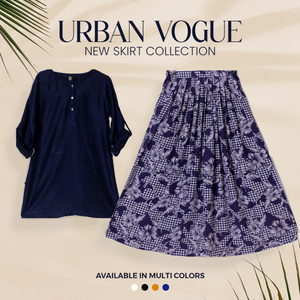 SK-81 Shirt and Skirt Set Qasim Yaqoob Pakistan