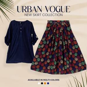 SK-83 Shirt and Skirt Set Qasim Yaqoob Pakistan