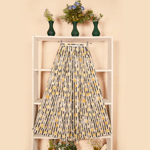 SK-24 Line Circle Designer Skirt Qasim Yaqoob Pakistan
