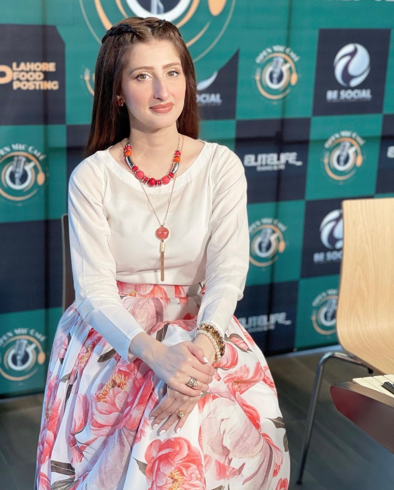 Qasim Yaqoob AROOB Designer Skirt Pakistan