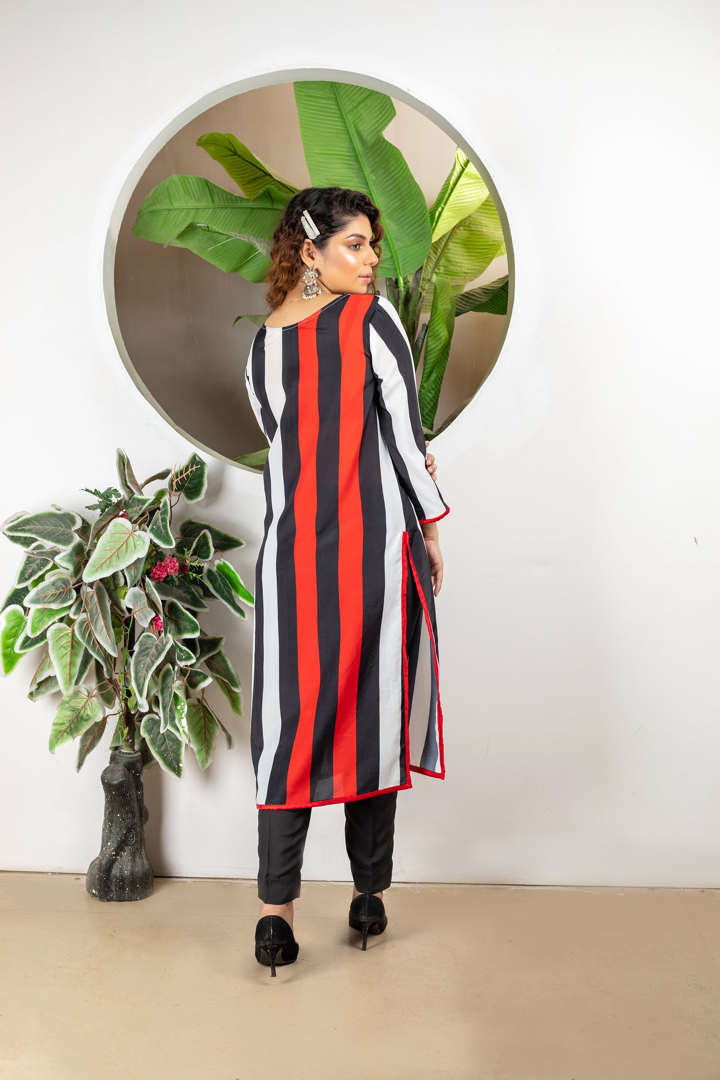 RED CROSS STRIPES LONG