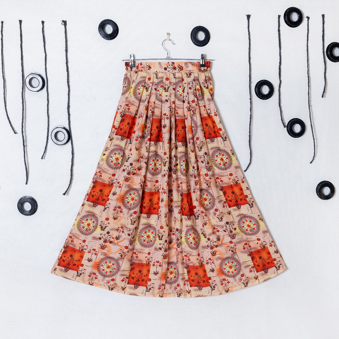 Qasim Yaqoob SK-56 Silk Skirt Pakistan