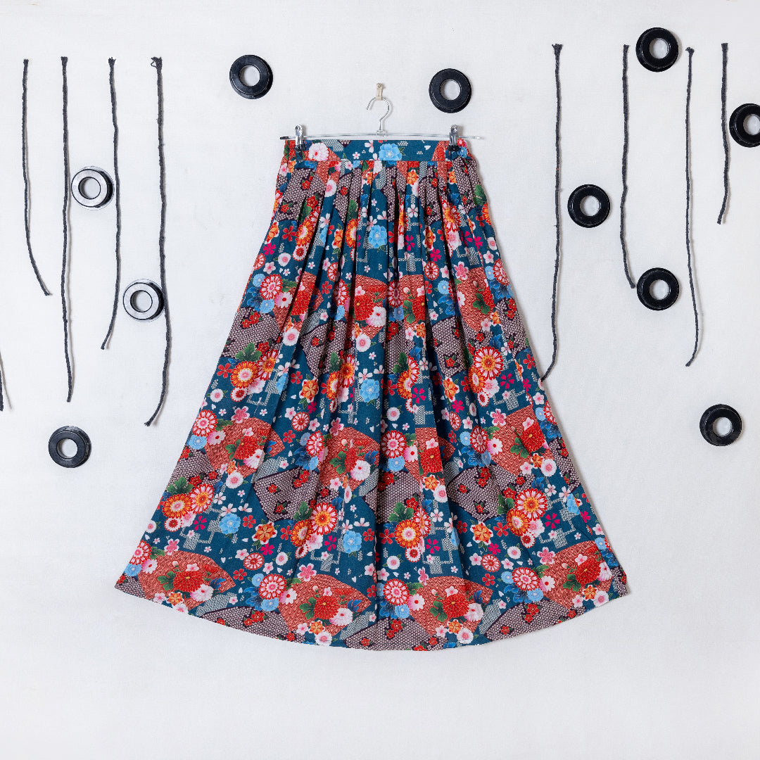 Qasim Yaqoob SK-63 Designer Silk Skirt Pakistan
