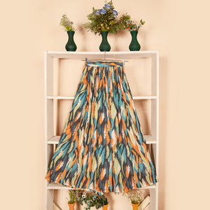 SK-23 Multi Wings Designer Skirt Qasim Yaqoob Pakistan