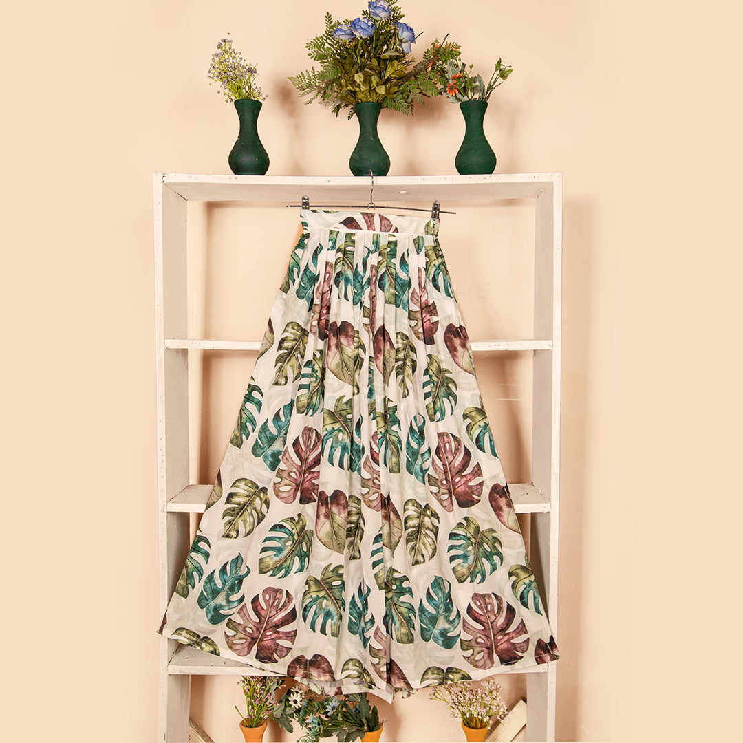 SK-25 Tropical Designer Skirt Qasim Yaqoob Pakistan