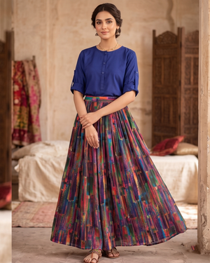 Iconic Style SK-15 Bestselling Vogue Skirt Set by Qasim Yaqoob
